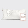 Satin Pillowcase in Ivory 2 Pack - King