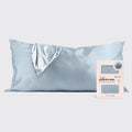 Satin Pillowcase in Haze Blue 4 Pack - King