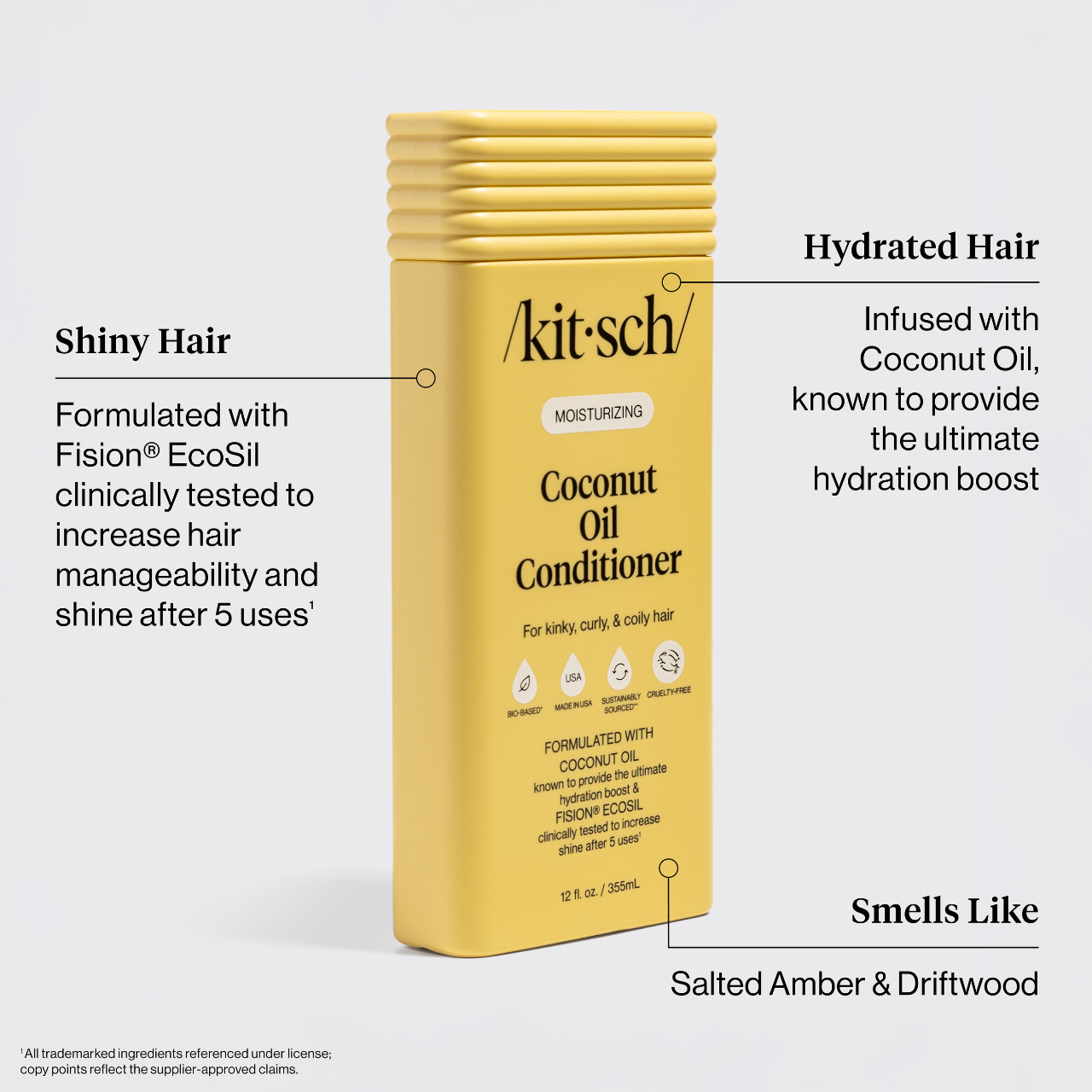 Coconut Oil Shampoo & Conditioner Combo for Dry Damaged Hair